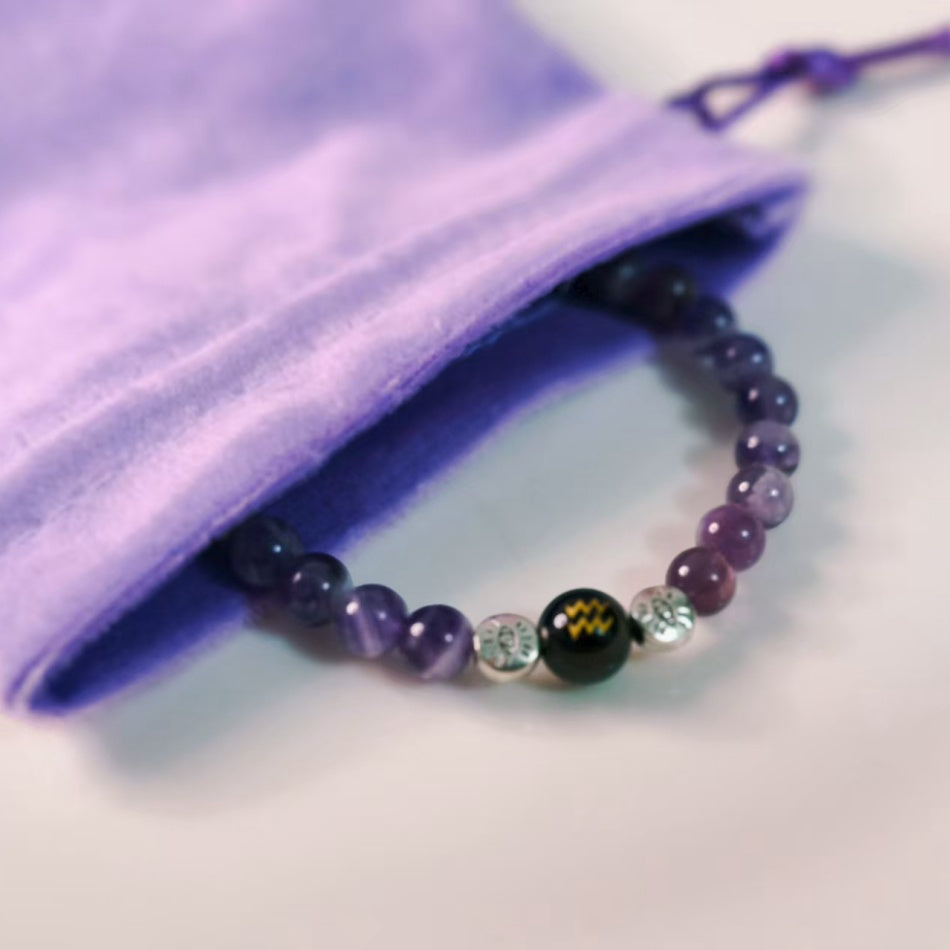 Sister Constellation Crystal Bracelets -Calming, Intuition, Spiritual Protection *Love, Harmony, Self-Acceptance