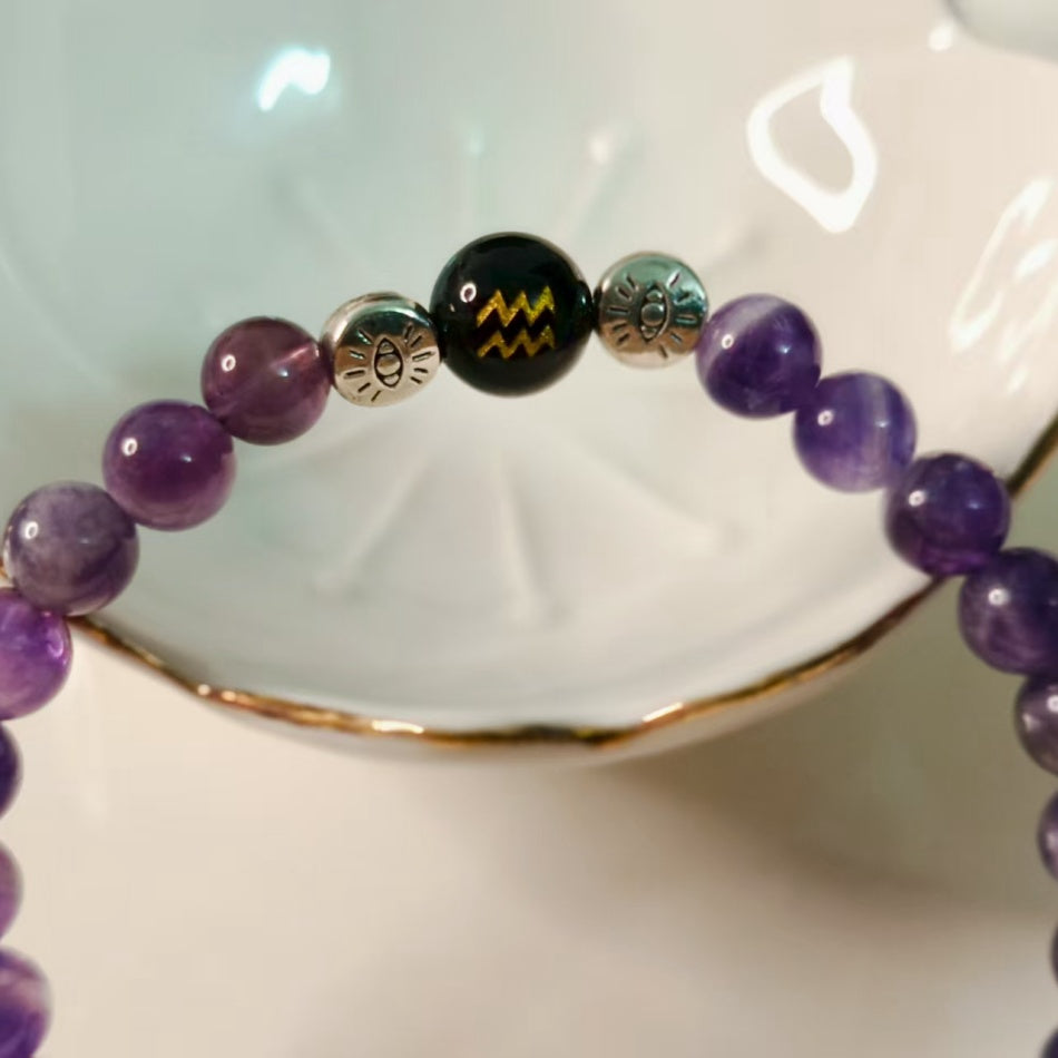 Sister Constellation Crystal Bracelets -Calming, Intuition, Spiritual Protection *Love, Harmony, Self-Acceptance