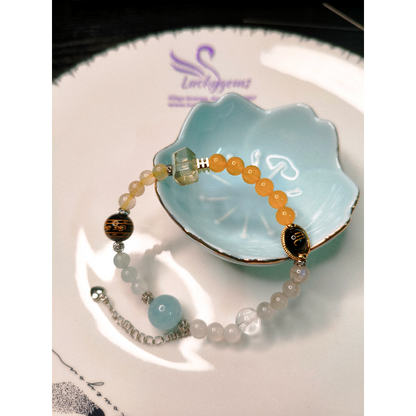 Wealth*passion*success Tailored for Scorpio Soulmate Crystal Bracelet | Born Rabbit year Scorpio Queen 🌌