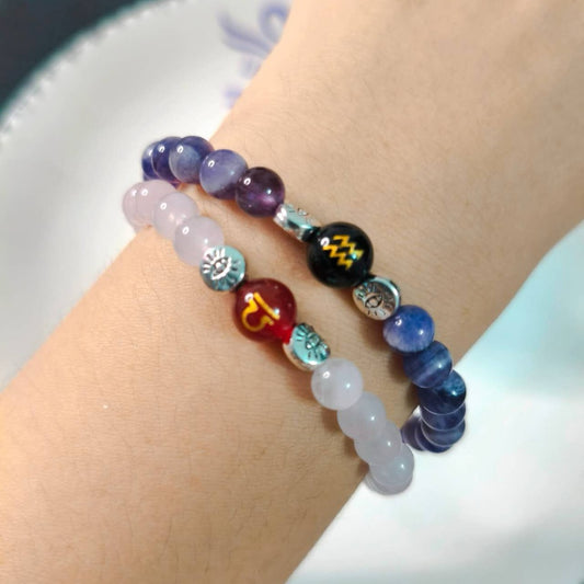 Sister Constellation Crystal Bracelets -Calming, Intuition, Spiritual Protection  *Love, Harmony, Self-Acceptance