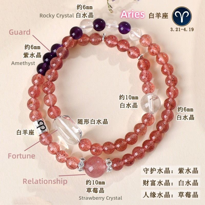 Pisces Overthinker Relief Bracelet ✨ Anxiety Shield for Sensitive Souls - Handmade Crystal Energy Armor
