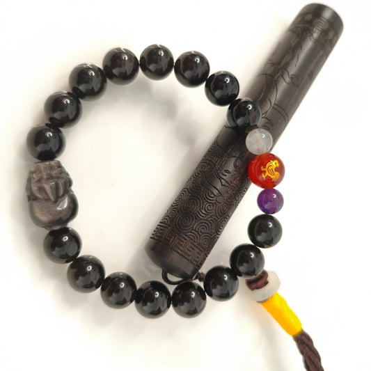 Lucky Charm for Son/man Rooster Zodiac 5 - Element Energy Bracelet