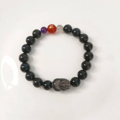Lucky Charm for Son/man Rooster Zodiac 5 - Element Energy Bracelet