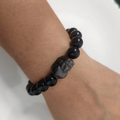 Lucky Charm for Son/man Rooster Zodiac 5 - Element Energy Bracelet