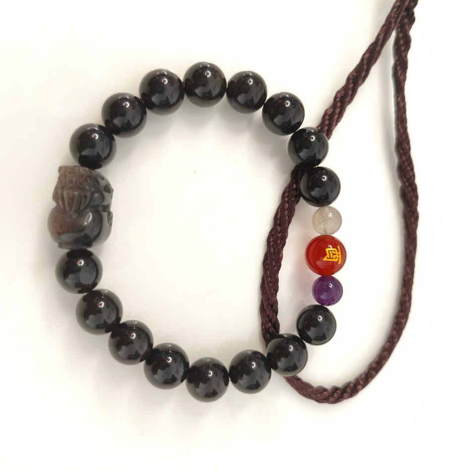 Lucky Charm for Son/man Rooster Zodiac 5 - Element Energy Bracelet